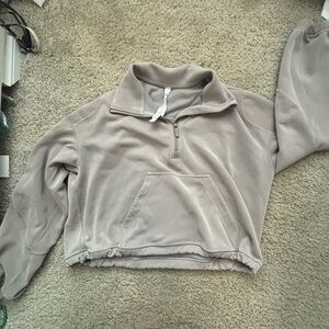 Lululemon Athletica Gray Fleece Hoodie